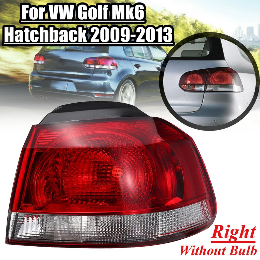 1Pcs Car Outter Tail Light For VW Golf Mk6 Golf 6 Hatchback 2009-2013 Taillights Rear Reverse Driving Side Lamp Without Bulbs