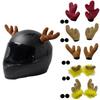 3D Christmas Antlers Helmet Decor Creative Motorcycle Helmet Antlers Helmet Accessories