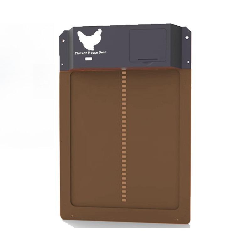 Automatic Chicken Coop Door Light Sensor Auto Open Close Timer Weatherproof Aluminum Battery Powered Easy Install Hen House Door