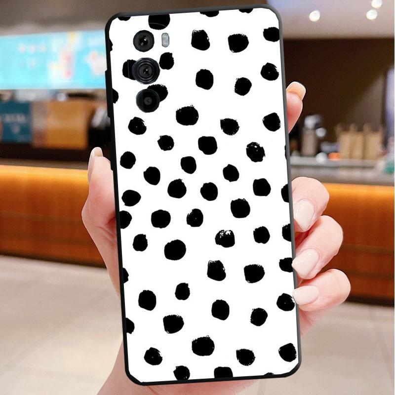 Polka Dot Phone Case For Motorola Edge 60 50 40 Pro 60 50 40 30 Ultra Neo Fusion Moto G Play G Stylus G Carcasas Moto G 5G 2024