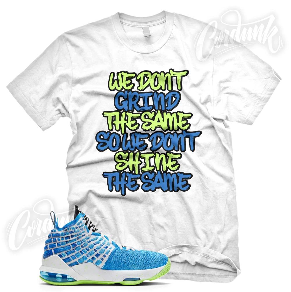 Футболка для кроссовок GRIND DIFFERENT для Lebron 17 GS Photo Blue Sprite Promise S