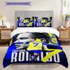 Champions League Triumph Bedding (1 * Duvet Cover + 2 * Pillowcase, Without Core) Soft and Comfortable Christmas Birthday Gift Bedding Set