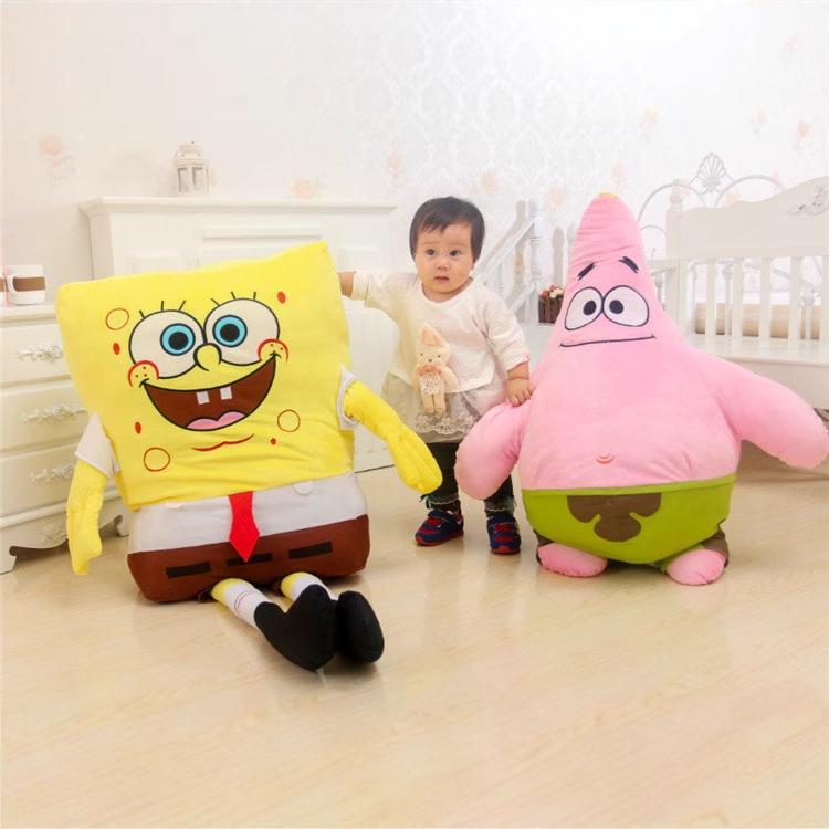 Adorable SpongeBob Plush Doll Pillow - Perfect Gift for Valentine's, Christmas, or Birthday.