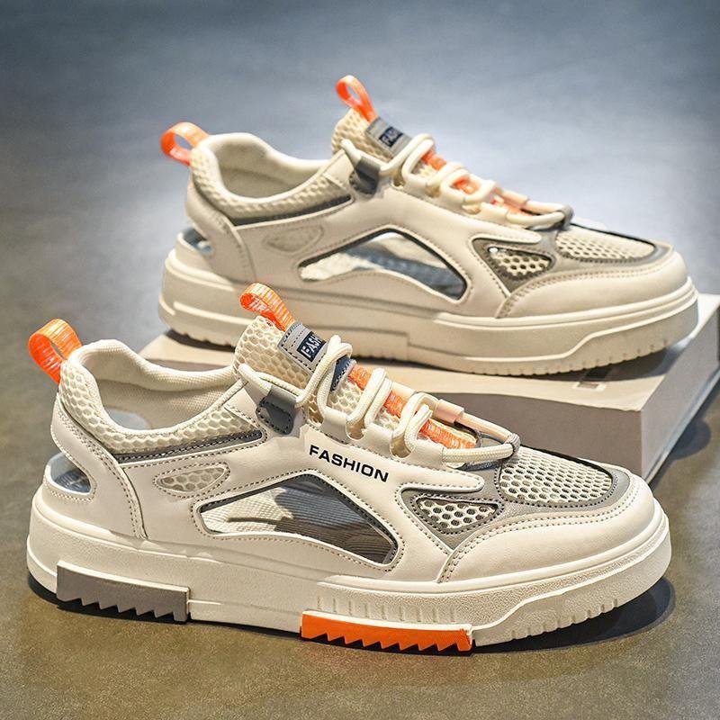 Hollow board shoes mesh breathable frame shoes 22 summer sports comfortable daily leisure sub