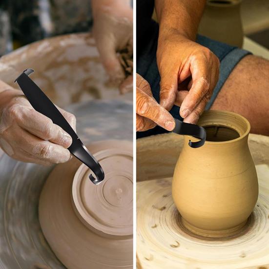 Hrnčířské ořezávací nástroje Přenosné Odolné Kovové Dvojité Konce Multifunkční Ostré Umělecké Keramické Hlíny Tvarovací Sochařské Ořezávací Nástroje