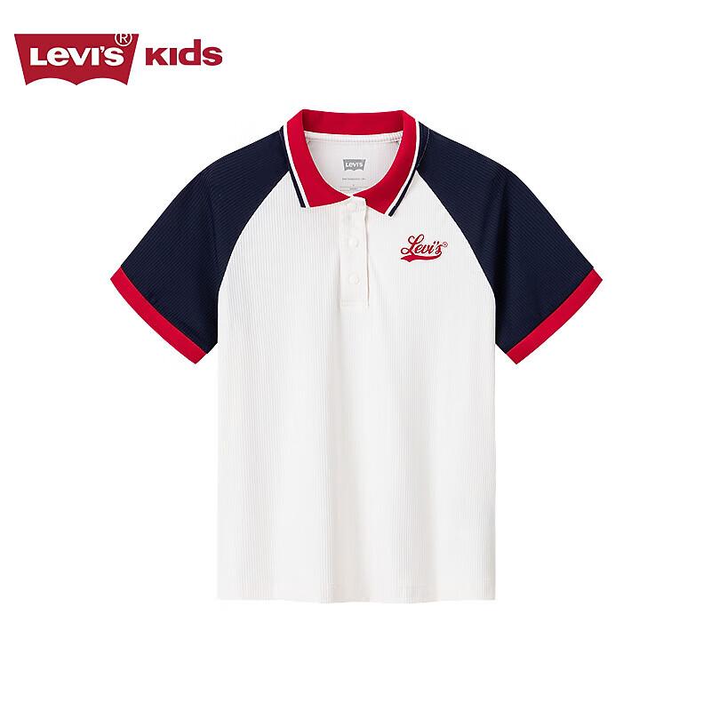 Levi s Girls  Short Sleeve Polo Shirt - Candy White XL