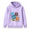 Kids Dinosaur Fossil Stampa Print Hoodie Boys Girls Casual Jurassic Wild Free Dino Roar Pullover Sweatshirt for Children