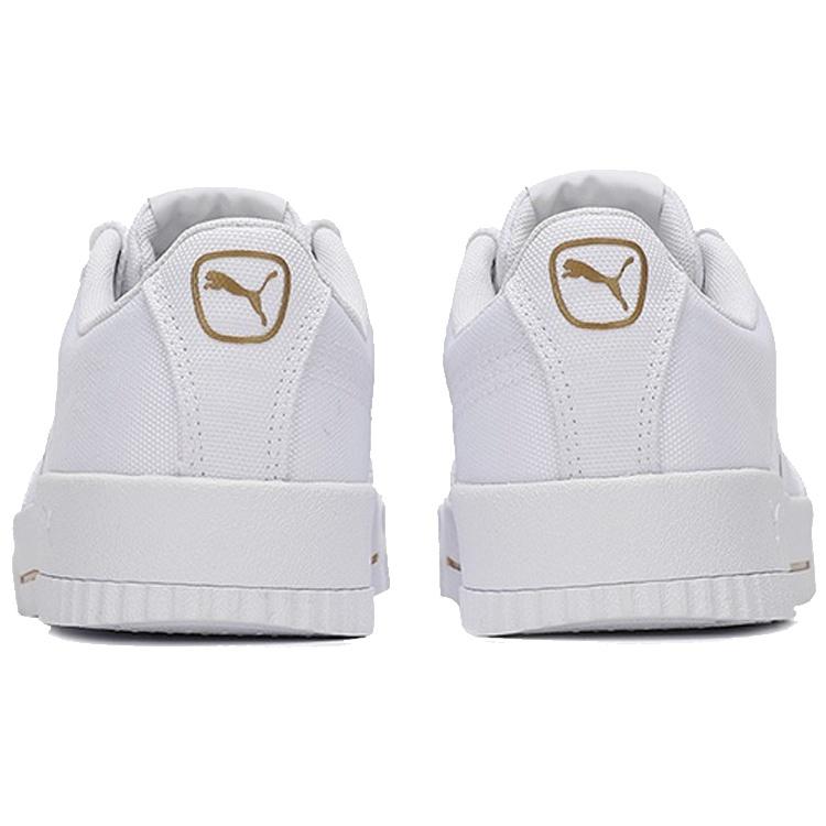 (WMNS) PUMA Carina Summer Cat Leisure Board Shoes White/Golden Women's 373997-12