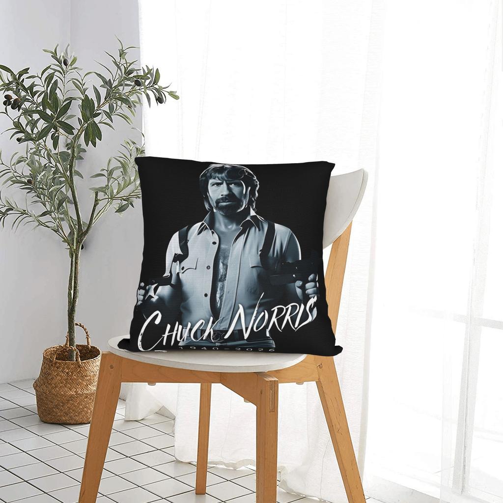 Pillow Case Chuck Norris Poster Print Pillow Cover For Office Car Home Decor Fashion Pillowcases