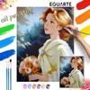 Disney Princess Belle Rose Paint By Number Kit Number Drawing Canvas DIY Picture Home Decor Painting Wall Art Oil Craft Gift 130