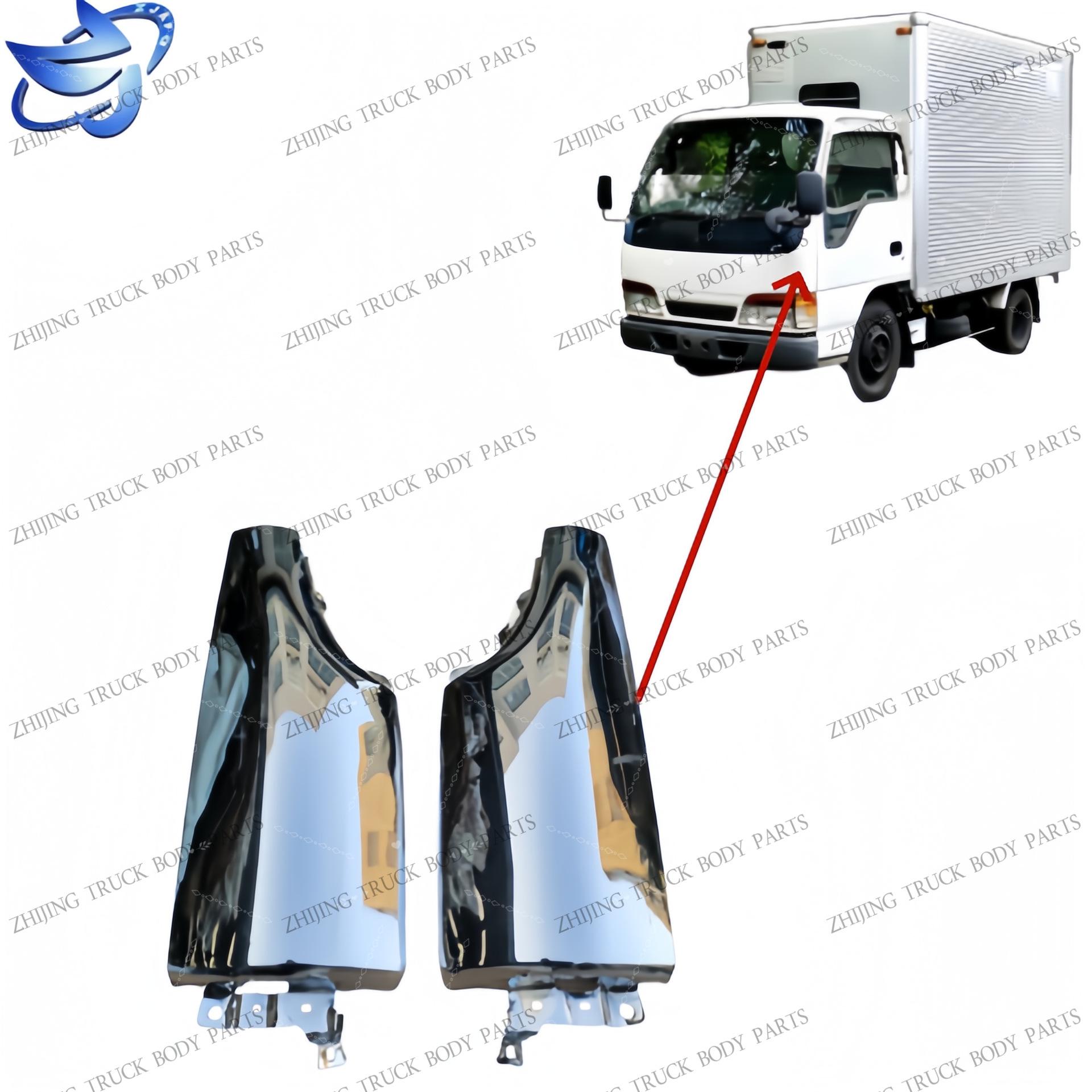 Electroplated/Painted Corner Protector for 1994 ISUZU 100P Truck Series Painted (White)