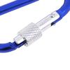 2Pcs Random Aluminum Carabiner D-Ring Key Chain Clip Outdoor Hook Buckle