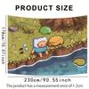 2D Cartoon Finn and Jake Tapestry Geek Party Photoshoot Studio Banner
