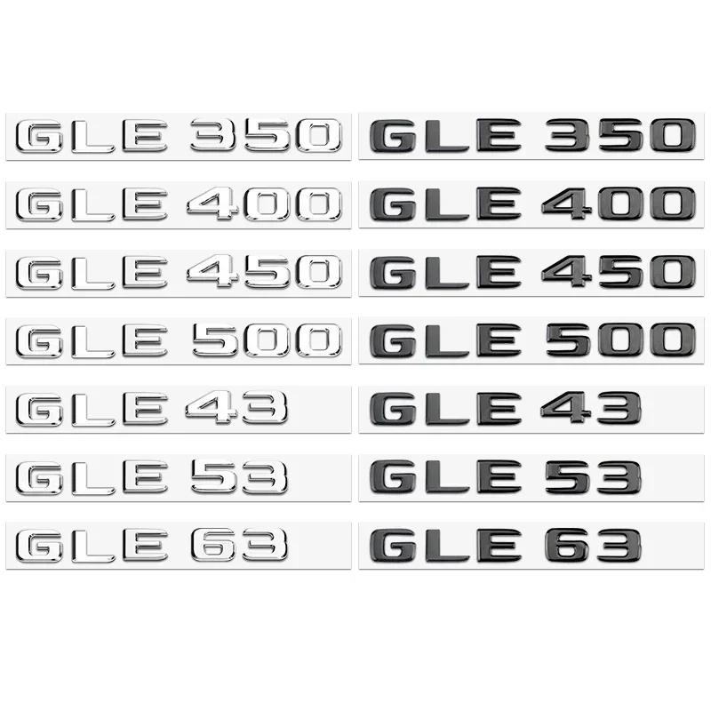 Chrome Plastic Car Trunk Rear 3D Letters Badge Emblems for Mercedes Benz AMG GLC200 GLC250 GLE400 GLS450 V8 V12 BITURBO 4MATIC IW2