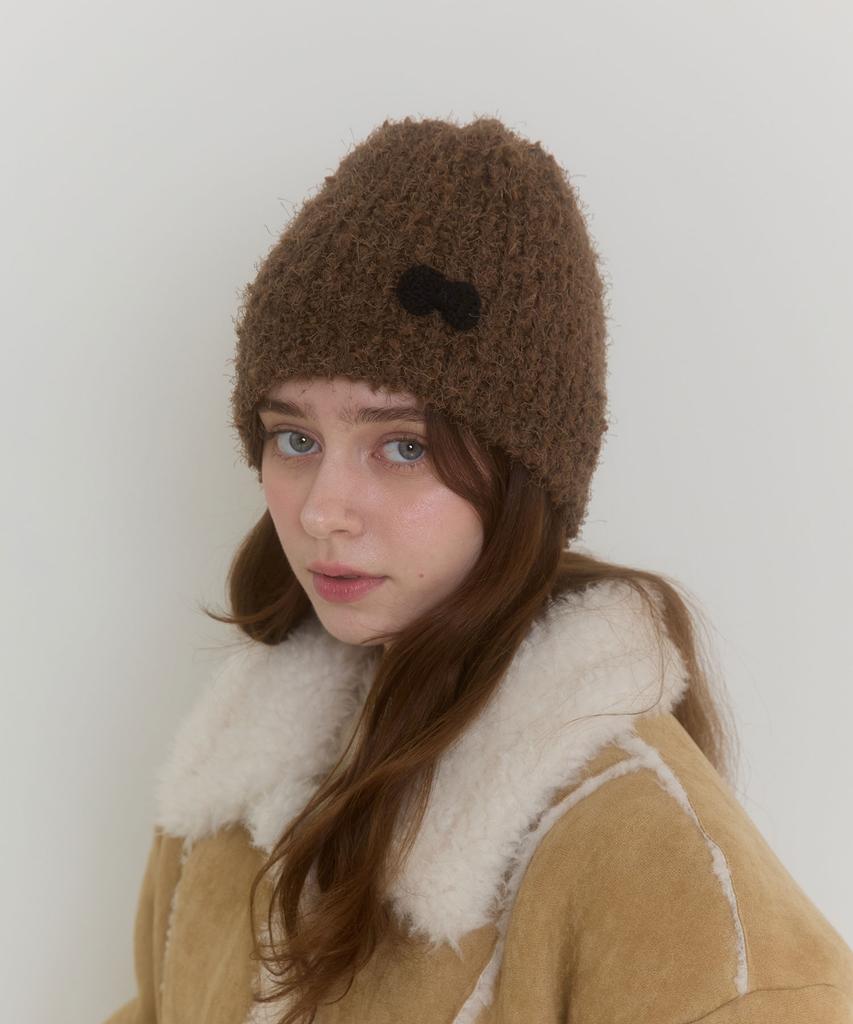 PINK PINEAPPLE Frost Winter Beanie_Brown