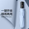 Trendy versatile contrasting colors Men's outdoor windproof umbrella Folding umbrella Advanced women's sun umbrella Sunscreen UV protection