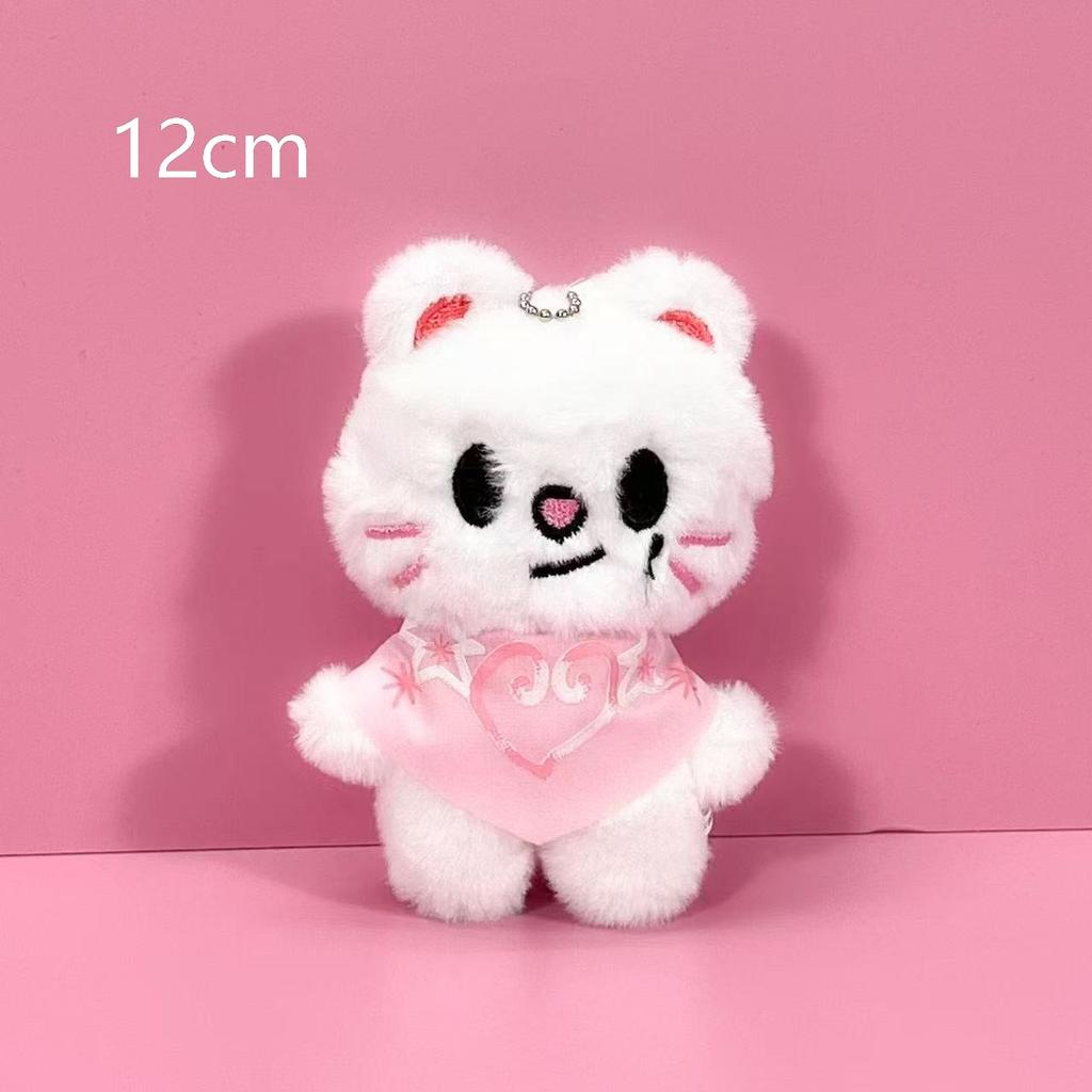 Skzoo Schlüsselanhänger Plüschtier Kawaii Skzoo Stray Wolf Plüsch Cartoon Stofftier Puppe Kawaii Begleiter Spielzeug Kindergeschenk!