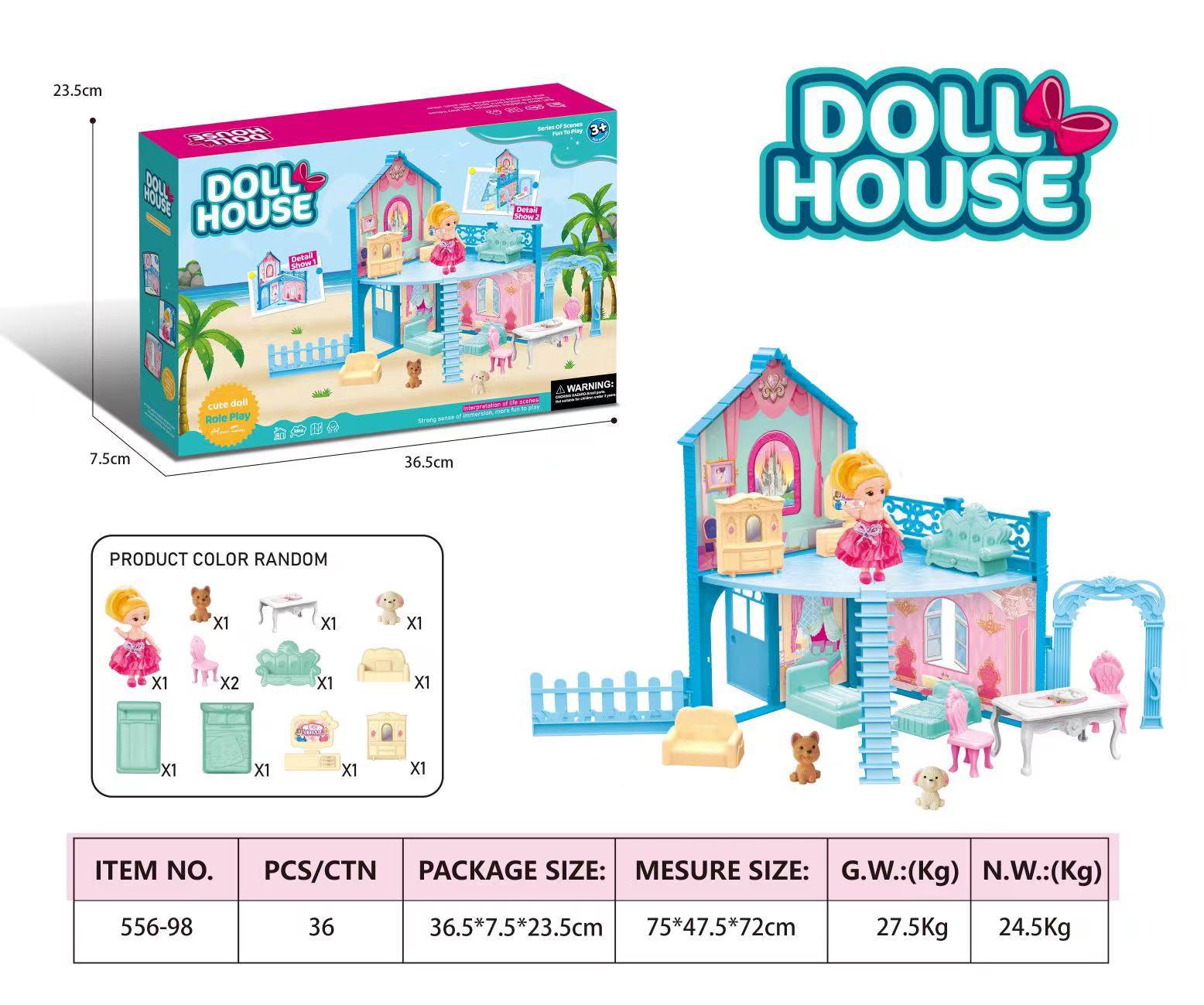 

Кукольный домик «Замок принцессы» - Конструктор для девочек, для международной торговли