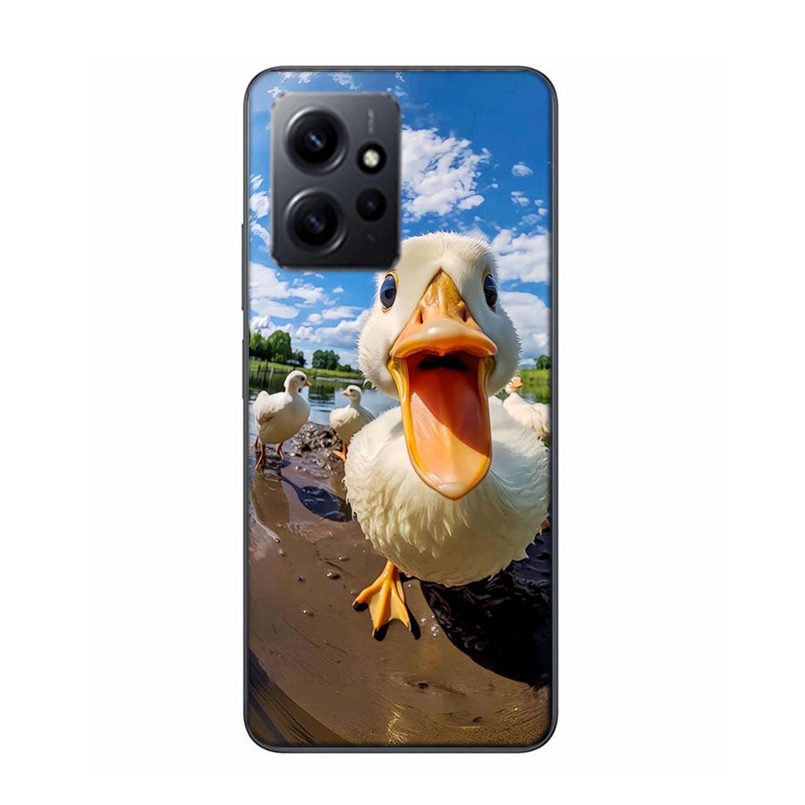 Yellow Duck Phone Case For Redmi Note 14 15 Pro 5G 13 12 Pro Plus 11 11T 11E 11S 10 Pro 10S 9 9S Cover Cell Clear TPU Capa Compa Redmi Note 9S