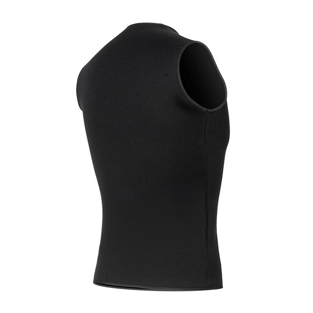 3mm Men Sleeveless Diving Vest Snorkeling Shirt with Nylon Neoprene for Scuba Diving Warm Sun Protection