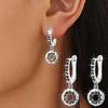 Black Awn Black Exquisite Drop Earrings for Women