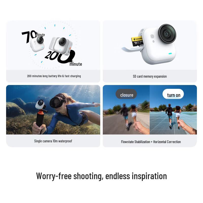 Insta360 GO Ultra 4K Action Camera (CN version)