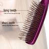 Dual-Use Fluffy Styling & Detangling Comb with Soft Fine Needles and Massage Feature