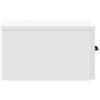 Wall Mounted Nightstand White 34.5 x 33 x 20 cm Engineered Wood
