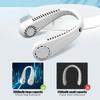 New-style Five-Speed Digital Display Leafless Neck Fan-Portable USB Mini for Students Outdoor Sports & Foreign Trade