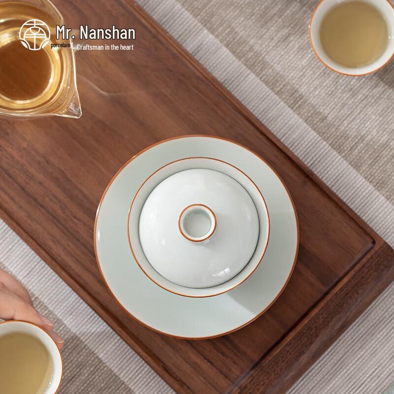 Nanshan Mr. Ceramic Sancai Gaiwan Tea Bowl