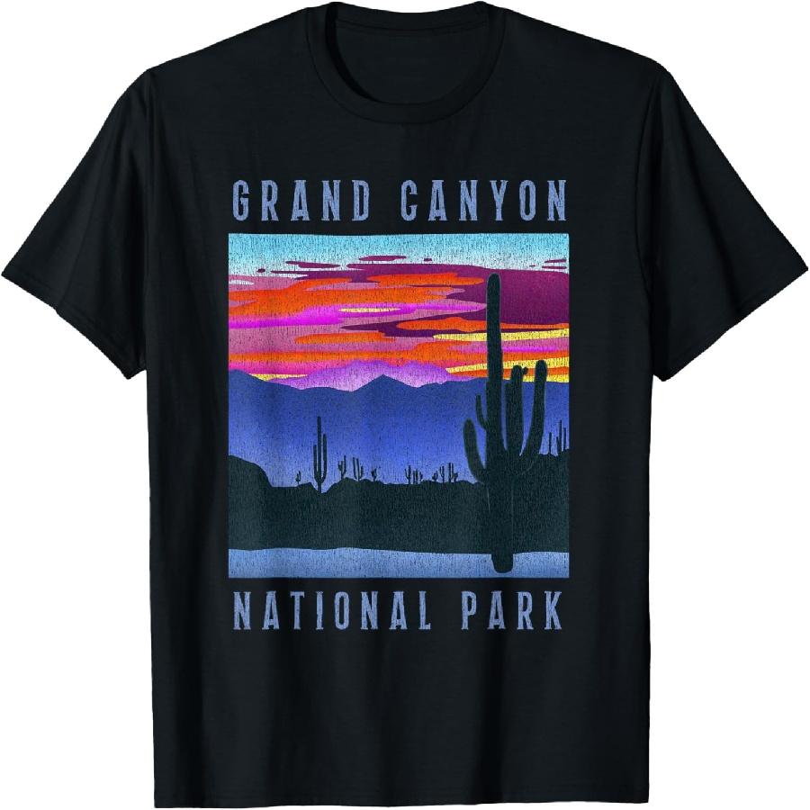 

Vintage Distressed Grand Canyon National Park, adults & kids T-Shirt XXXXXL чорний