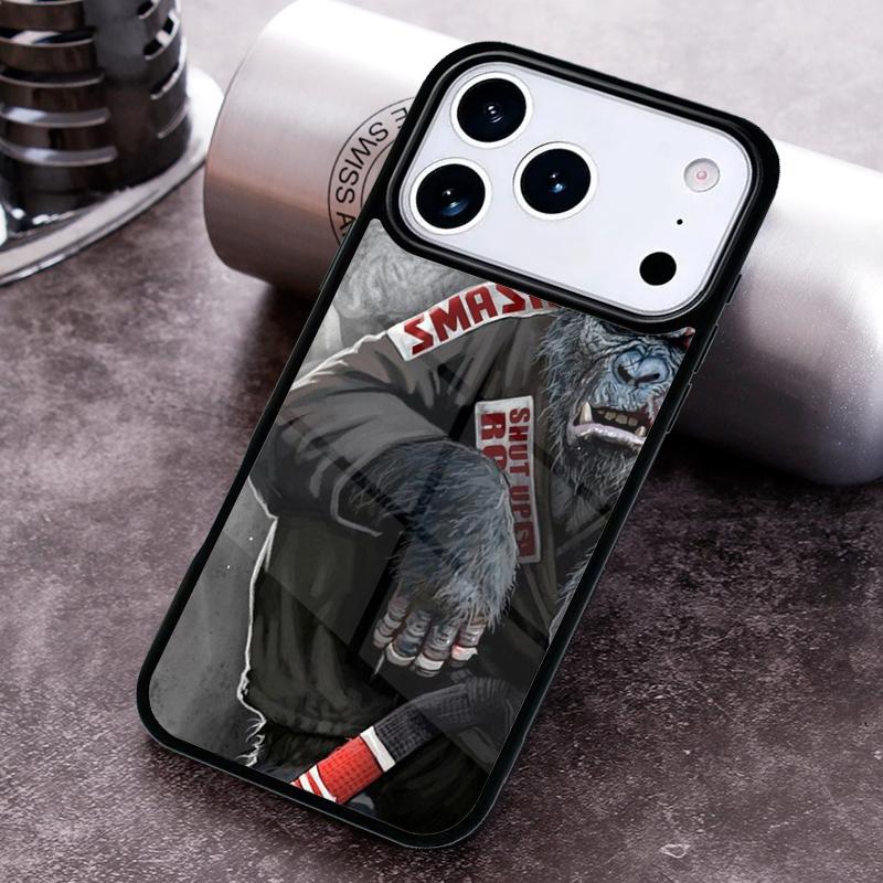 sport Martial Art MMA Fight Jiu Jitsu Phone Case For iPhone 17,16e,15,14,13,12,11,Mini,Pro,MAX soft Silicone Cover
