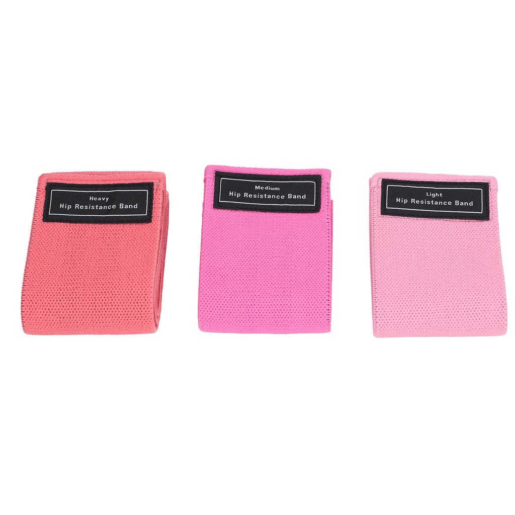 3PCS Resistance Bands Elastic High Pulling Force Exercise Workout Band for Legs Butt for Squat Hip