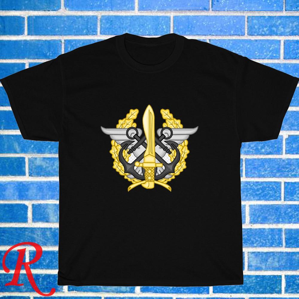 

Korean Army Special Forces 707th Black Grey Navy White Size S-5XL Unisex T-Shirt 2XL