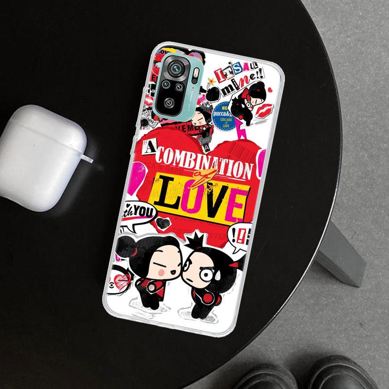 Cute Cartoon Pucca Garu Phone Case Cover for Xiaomi Redmi Note 15 14 13 12 11 Pro Plus 14S 12S 11S 11T 11E 10S 10 Customized Fun