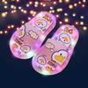 Pangpanglong Kids' Luminous Slippers - Cute, Anti-Slip for Indoor/Outdoor Use