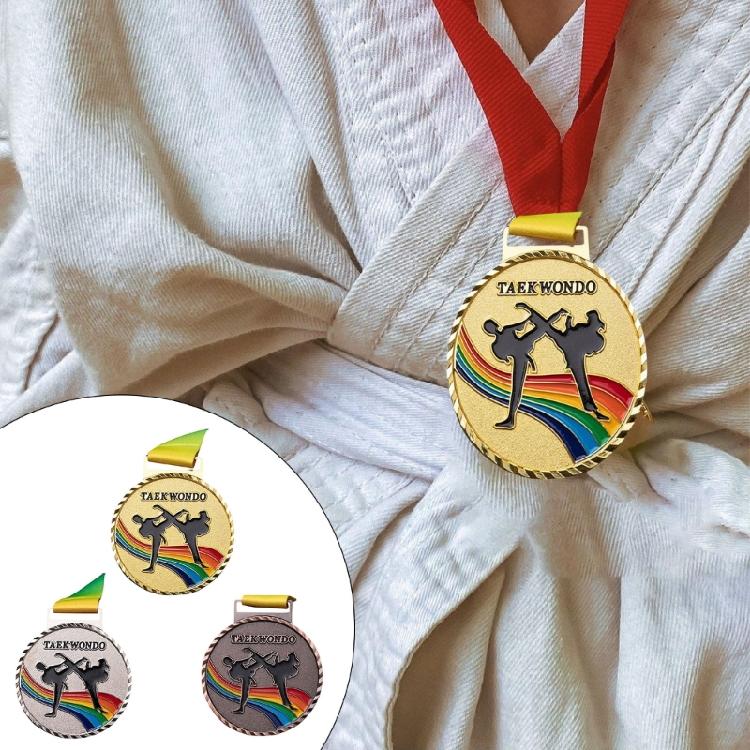 Metal Award Medals Amateur Sport Medals Winner Medals with Ribbon for Kids Children Teen Event, Classroom, School Sports