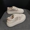 2025 spring little white shoes new Korean version ins female students platform heightening sports board shoes casual street shot K3702