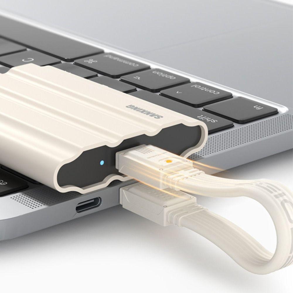 Lightweight Type C Data Cable Double Headed Data Transfer Line USB 4 Cable Charger Adapter