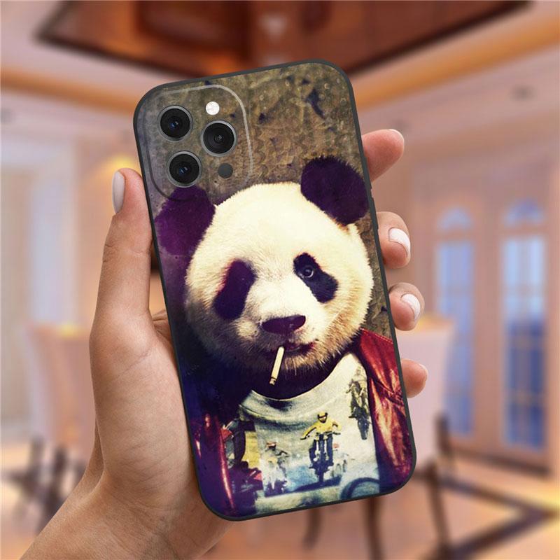 Hayvan Aslan Kurt Kaplan leopar Yumuşak Silikon Kılıf iPhone 11 12 13 Pro XS Max XR XS 7 Plus 8 Plus 6 6s SE 2020 12 Mini Kılıf