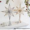 Wrought Iron Five-Pointed Star Christmas Tree Topper and Decoration Pendant