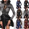 Women's Fashion Autumn Winter Long Sleeve Casual Dresses