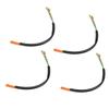 4 Stück 2-adriger Blinker-Adapterstecker Stecker Passend für Honda CBR500R 600RR 650F 650R 1000RR CRF250L 300L CTX700N MSX125 NC700