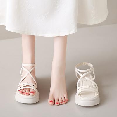 Roman Sandals Platform-soled Summer New Casual Fairy Wind Soft-soled Beach Sandals