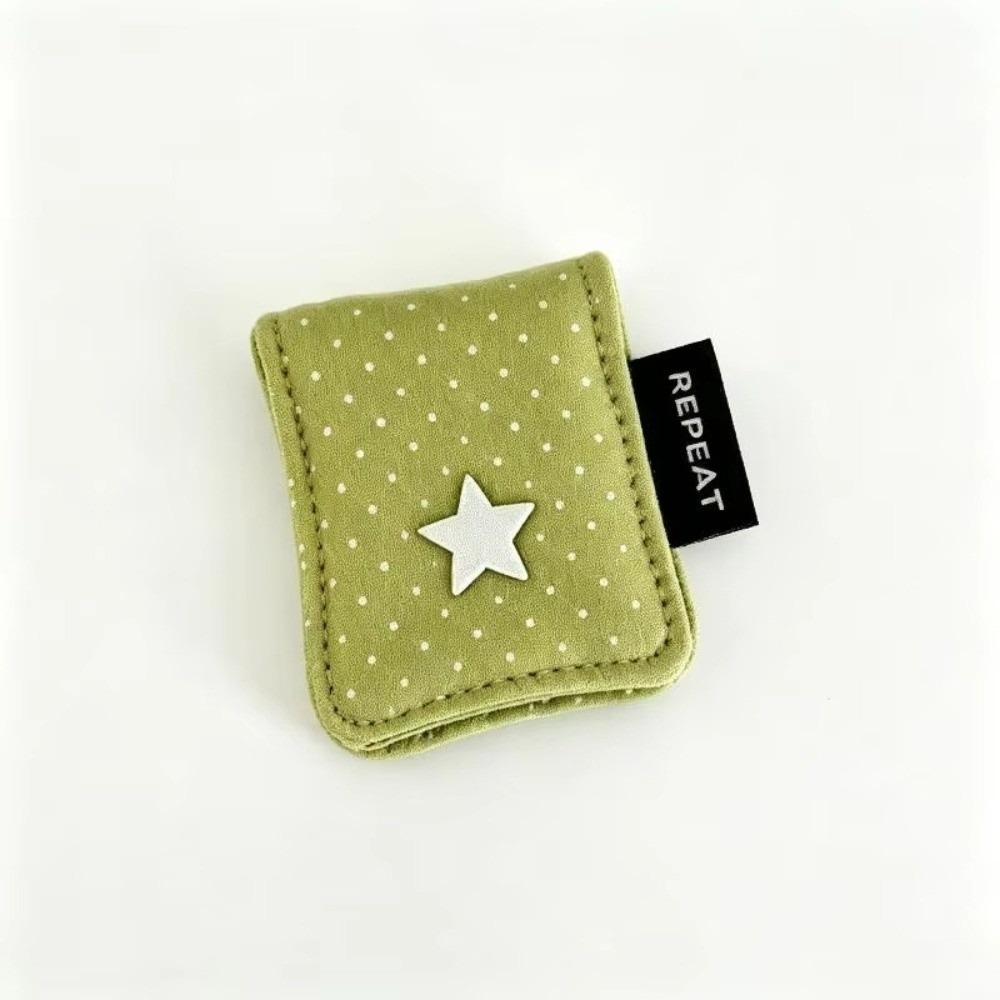Fabric Desktop Cable Organizer Double-Sided Portable Cord Storage Strap Polka Dot Pattern Winding Holder Earphone Wire Storage