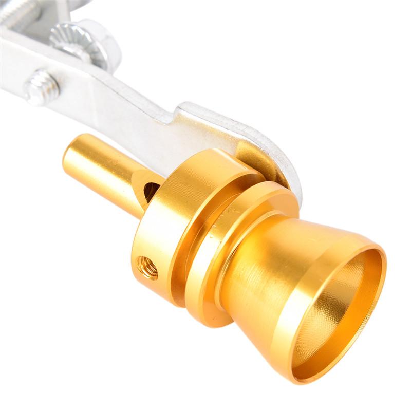 Motorbike Car Exhaust Fake Turbo Whistle Pipe Sound Muffler Blow Off Valve Universal Simulator Whistler