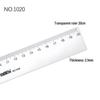 Multi-Functional Ruler & Set Square Pack: 20/30/40cm Transparent Straight Rulers & 30cm Set Square for Students & Drafting