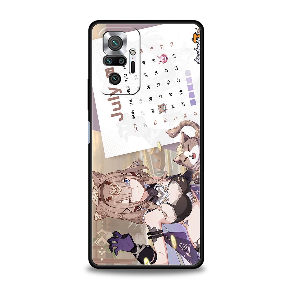 Honkai Impact 3rd Anime Game Phone Case For Xiaomi Redmi Note 12 5G 10C 10 11 9 8 Pro Plus 9S 7 8T 9T 9A 8A 9C K40 Gaming Cover