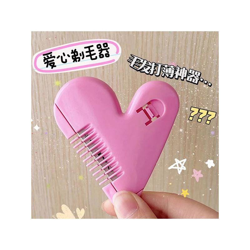 

Двусторонняя расческа для волос Нож для восстановления волос Тонкий парик Персиковое сердце Триммер для челки Расческа для восстановления волос Детская защита от порезов Default