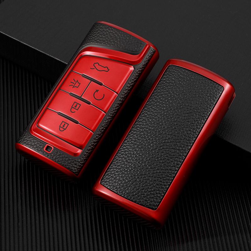 TPU Leather 5 Buttons Car Key Case Cover For GAC Trumpchi GS4 GM8 GA3 GA6 SGS7 GA4 GS5 GS3 Legend GS8 Remote Fob Key Accessories
